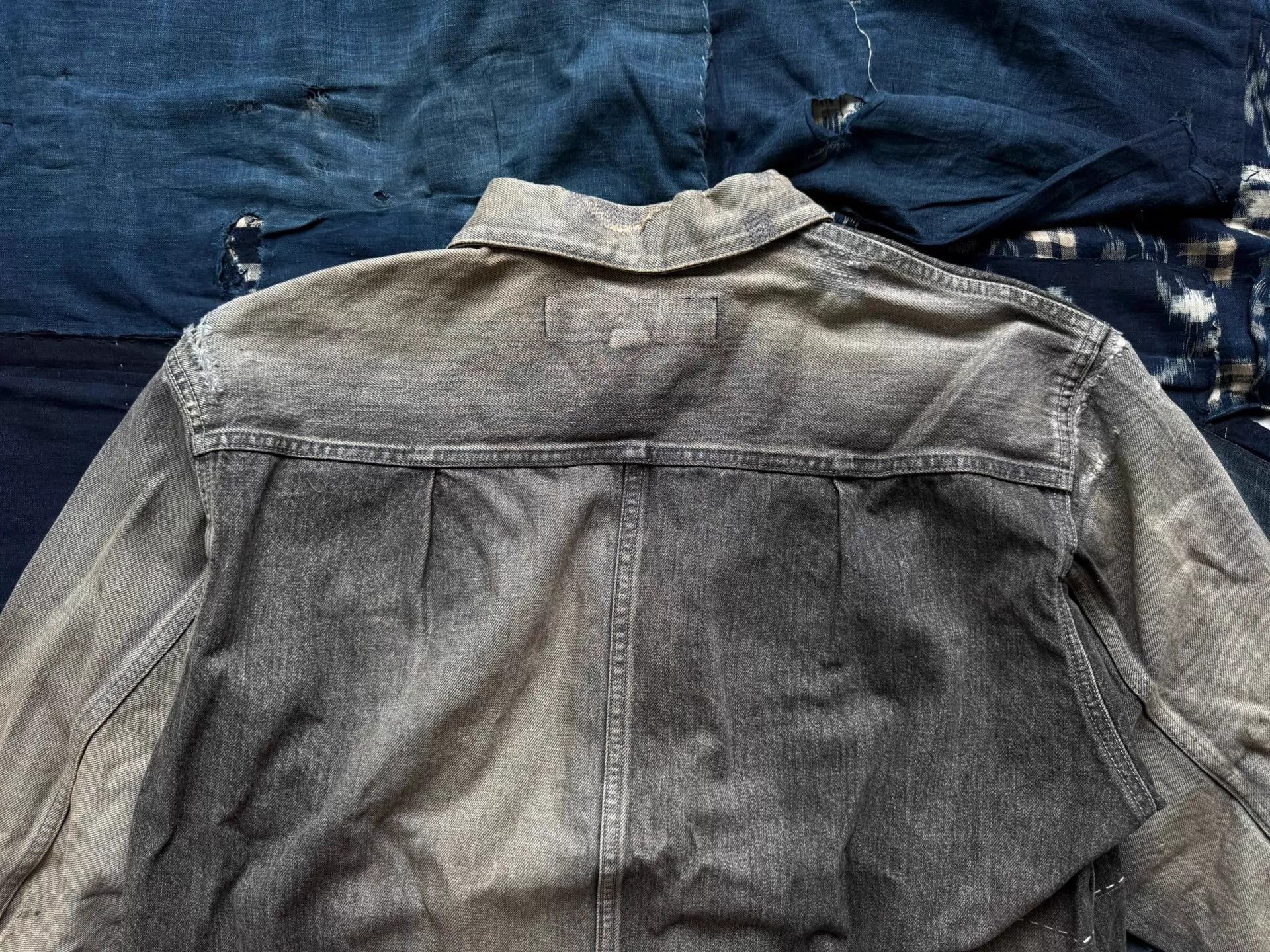 Neighborhood NBHD 24SS Type1 WashedDistressed Blk L Denim Jkt Size US L / EU 52-54 / 3 - 5 Thumbnail