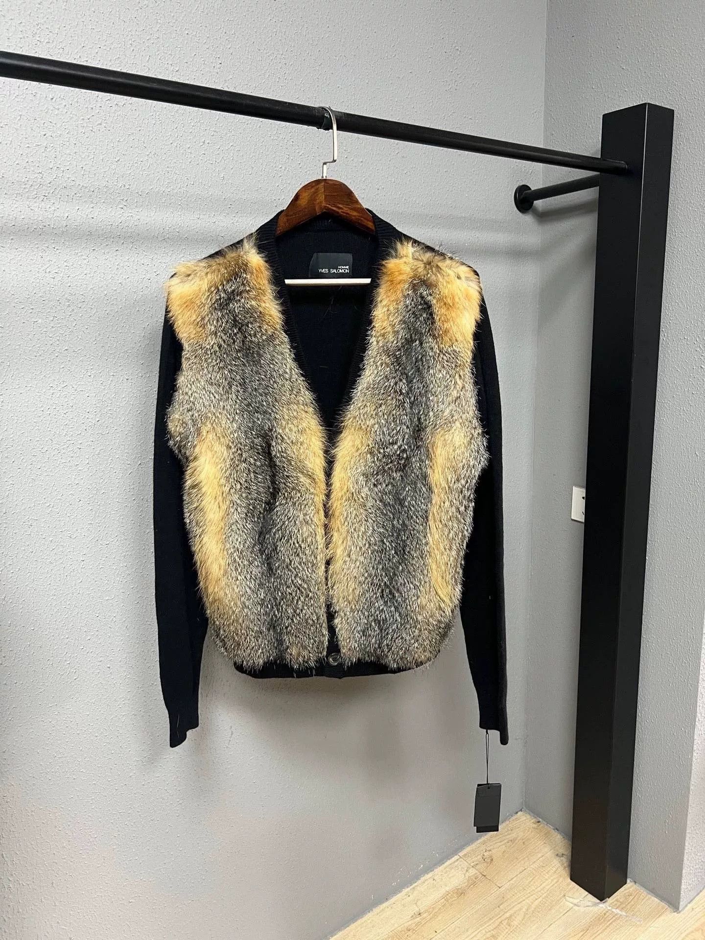 Yves Salomon Yves Salomon Fox Fur Knit Cardigan Size US M / EU 48-50 / 2 - 1 Thumbnail