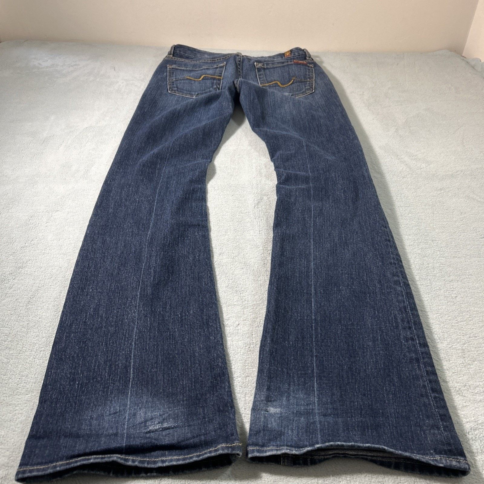 7 For All Mankind 7 ForAll Mankind Beyond Baggy Dojo Jeans 25 28x32 Flare Wide Size 28" / US 6 / IT 42 - 2 Thumbnail