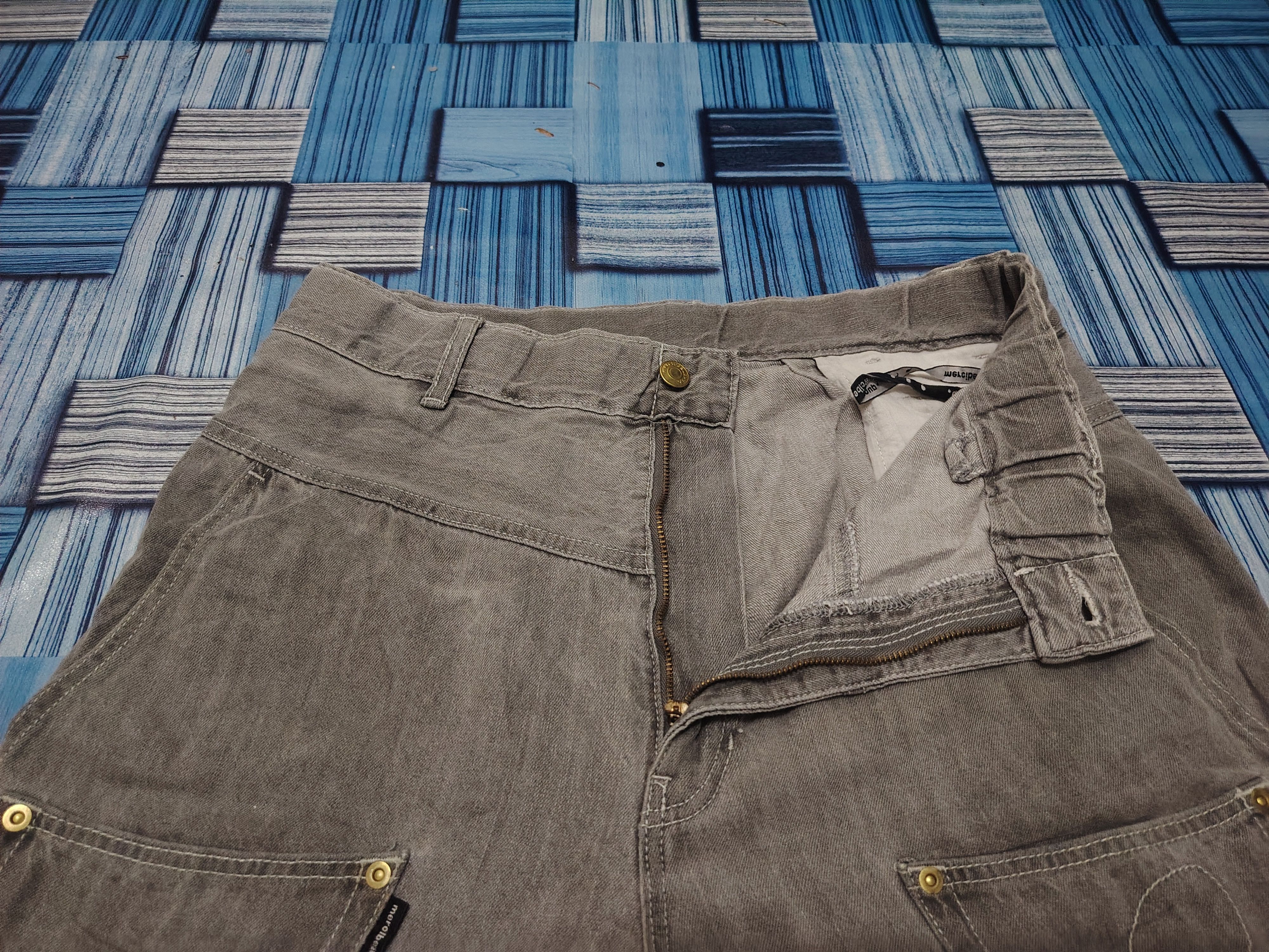 Issey Miyake Japanese mercibeaucoup baggy style distressed pants Size US 31 - 6 Thumbnail