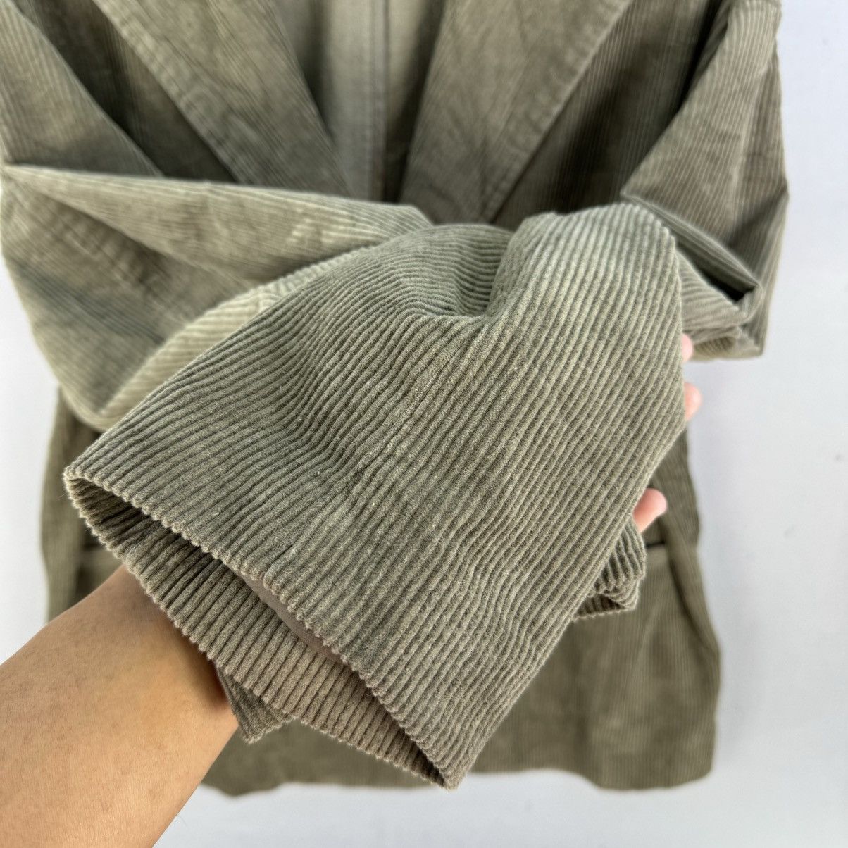 Japanese Brand Lakole Corduroy Double-Breasted Blazer Jacket Size US M / EU 48-50 / 2 - 9 Thumbnail