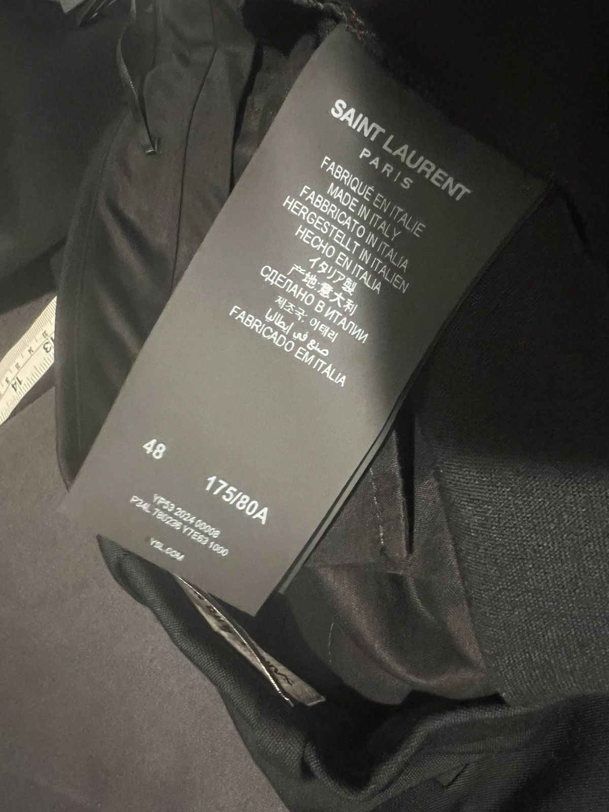 Saint Laurent Paris Saint Laurent mens dress pants. 48/32. $1550 Size 48R - 9 Thumbnail