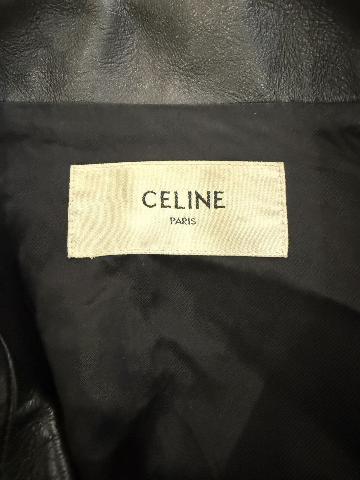 Celine Celine SS19 Hedi Slimane Chainmail Shoulder Calfskin Jacket Size US M / EU 48-50 / 2 - 2 Thumbnail