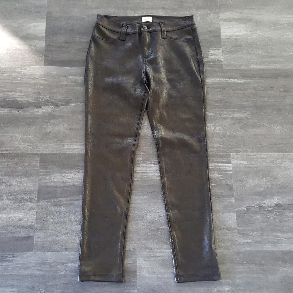 Designer Black Snakeskin SP Skinny Pant Size 32" / US 10 / IT 46 - 1 Thumbnail
