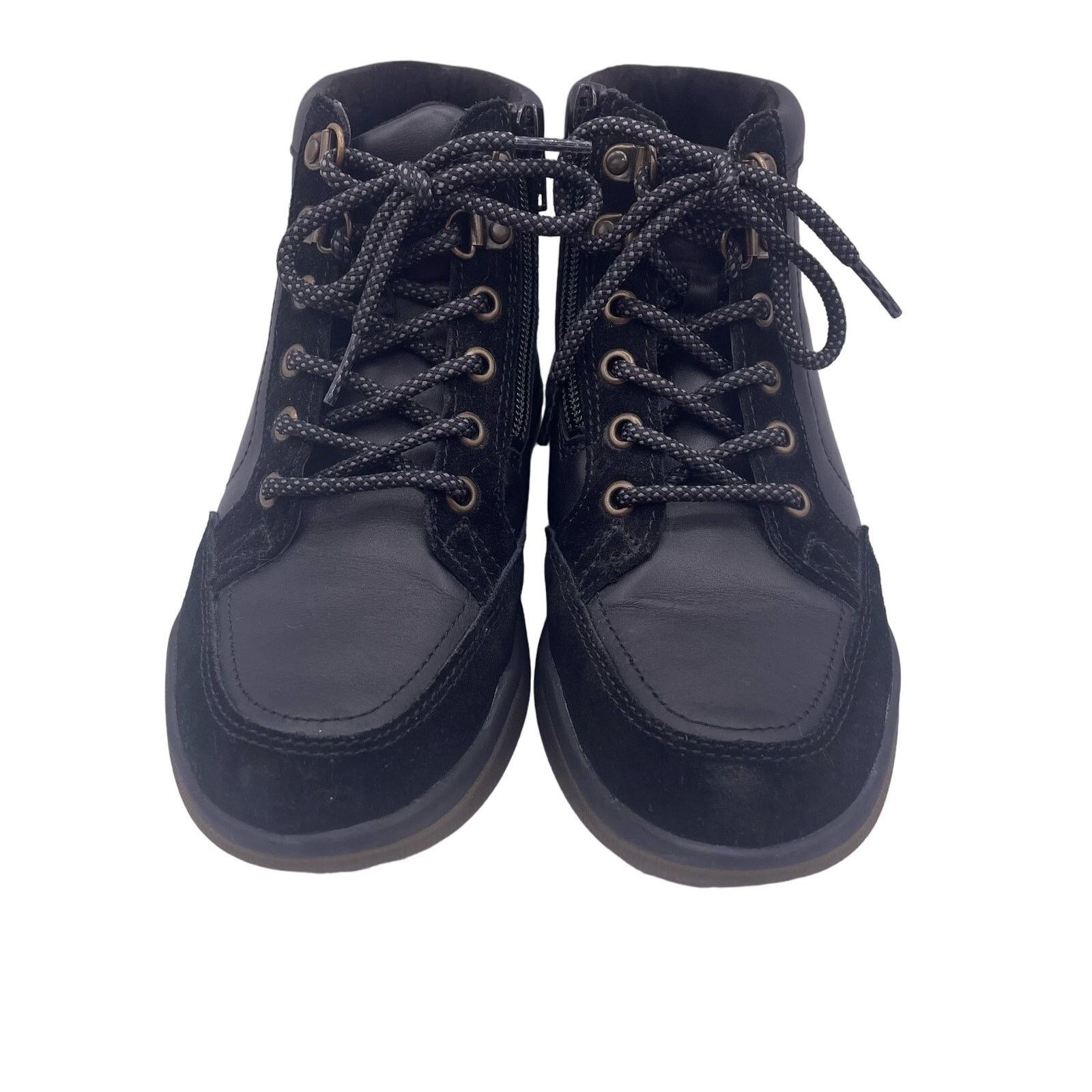 Vionic Vionic Whitley Hi Top Sneakers Boots Ankle Black Leather 6.5 Size US 6.5 / IT 36.5 - 3 Thumbnail