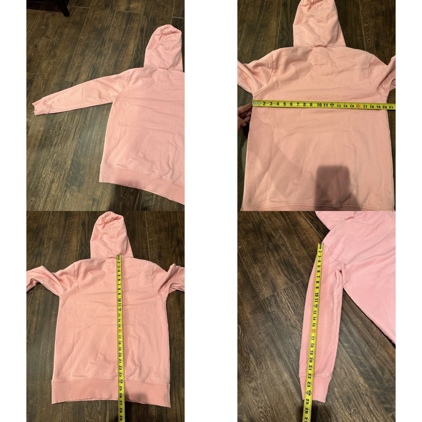 Helmut Lang HELMUT LANG Pink Hoodie Men M Size US M / EU 48-50 / 2 - 9 Thumbnail