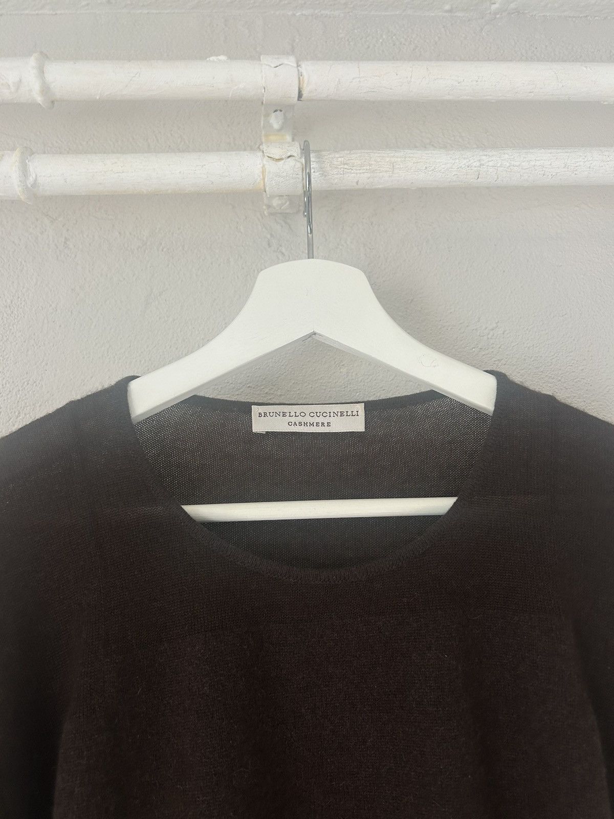 Brunello Cucinelli Brunello Cucinelli Brown 100% Cashmere Sweater (XL - XXL) Size XL / US 12-14 / IT 48-50 - 3 Thumbnail