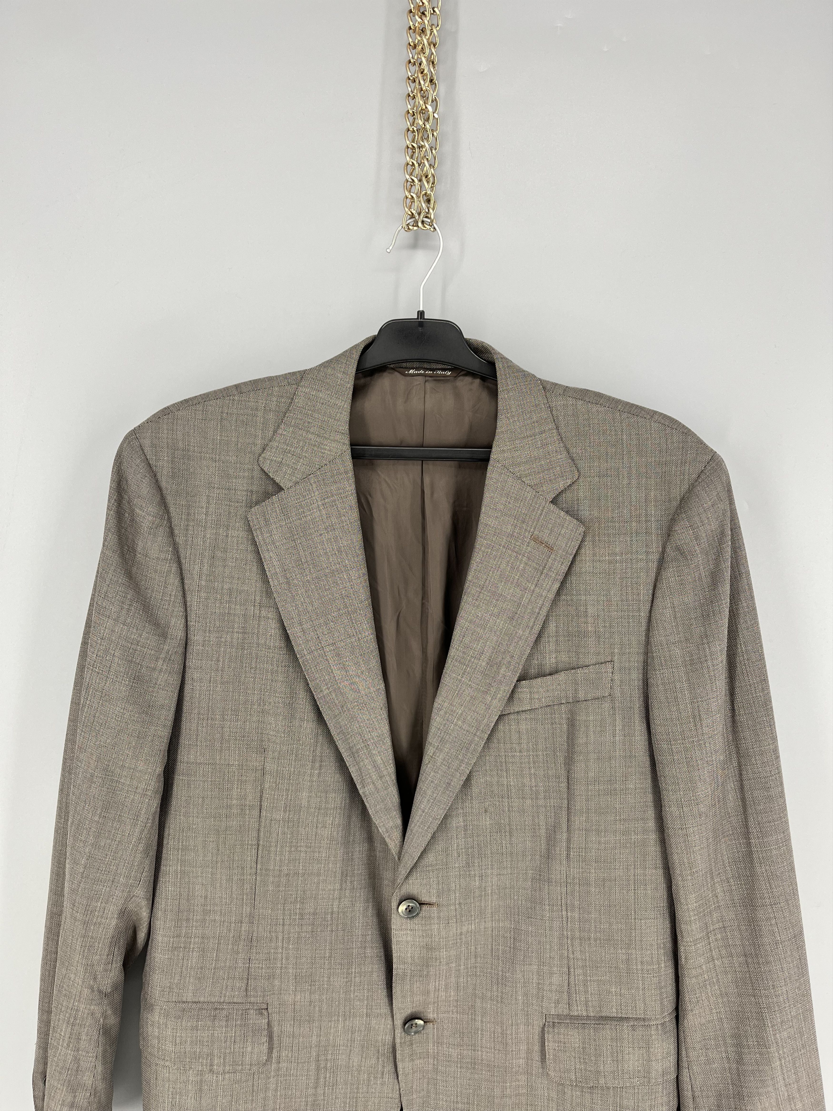 Canali Vintage Luxury Canali Pure Wool Blazer Sport Coat Men Size 50R - 6 Thumbnail
