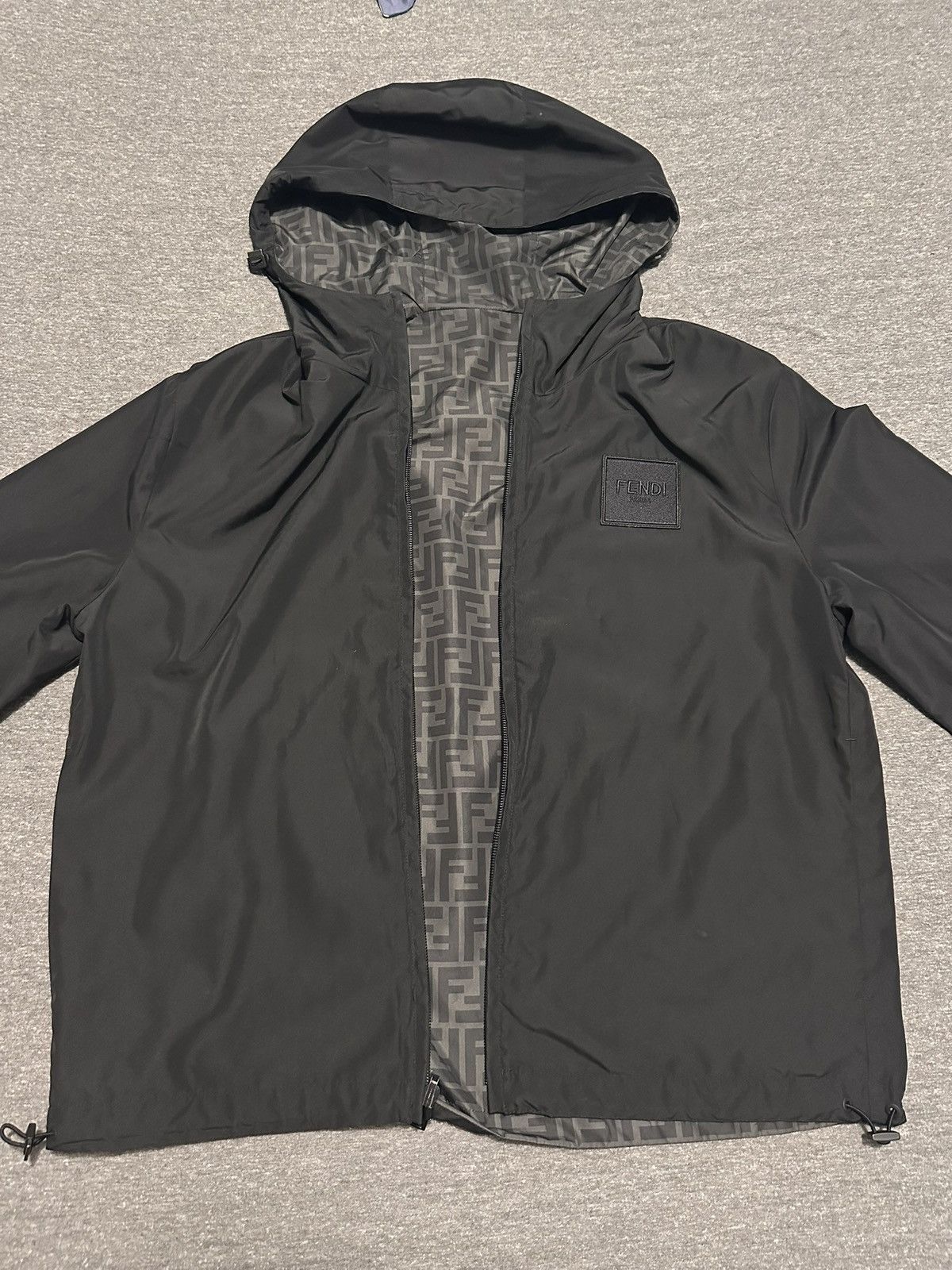 Fendi Fendi FF Printed Hooded Jacket Size US S / EU 44-46 / 1 - 1 Thumbnail