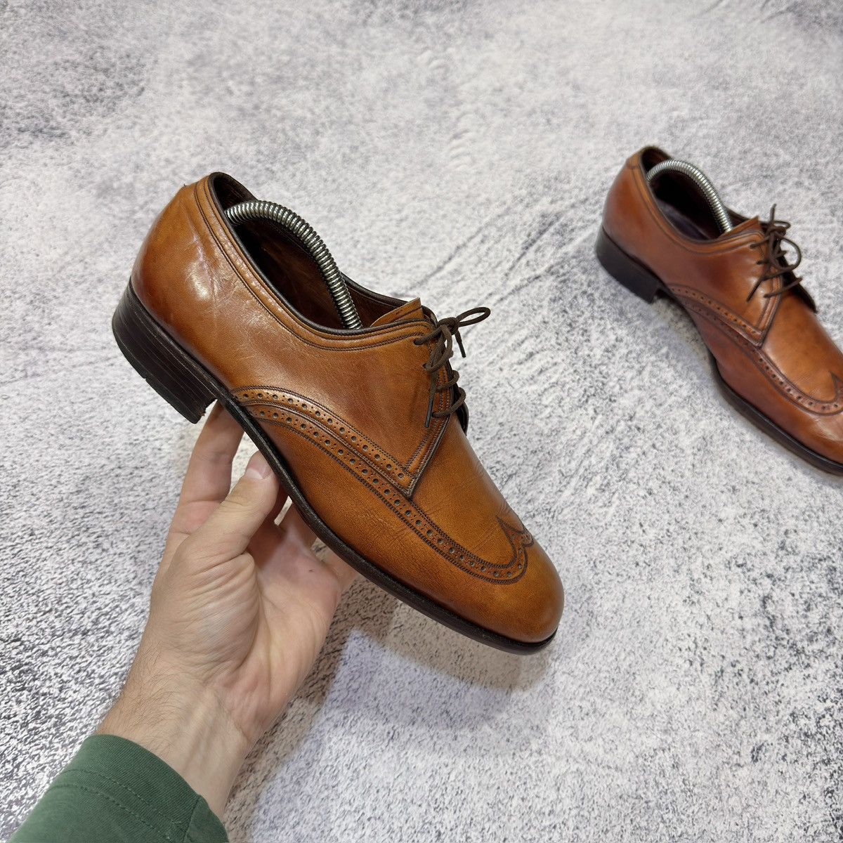 Barker Barker Vintage Brown Derbies US8.5 UK7.5 EU41.5 Size US 8.5 / EU 41-42 - 4 Thumbnail