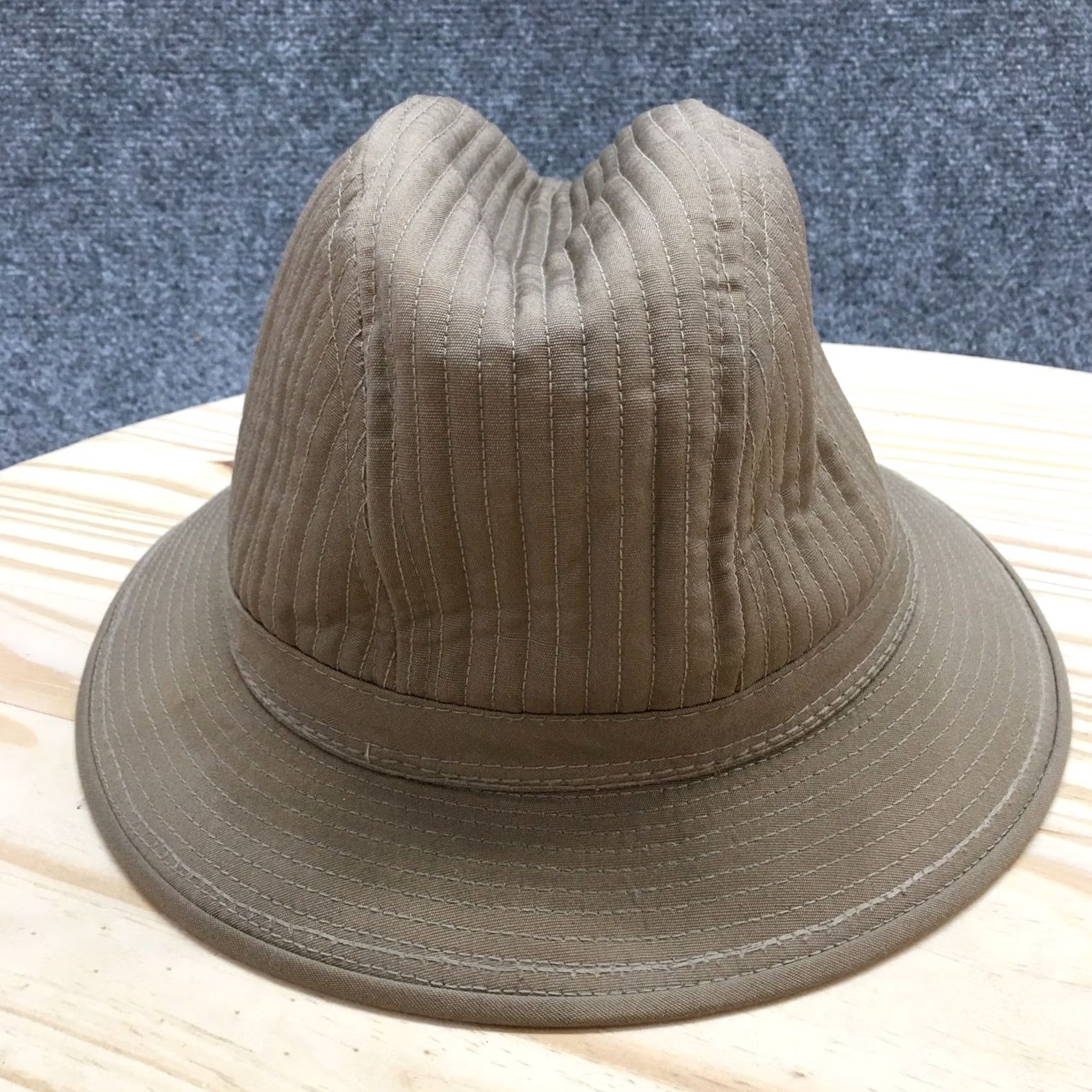 London Fog VINTAGE London Fog Fedora Hat Unisex Brown Medium Rain Size ONE SIZE - 2 Thumbnail