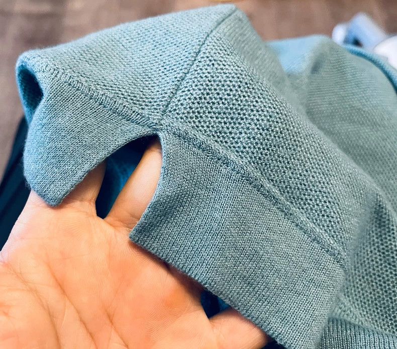 Loro Piana LORO PIANA Sesame Blue Retro American T-shirt Polo shirt Size US XL / EU 56 / 4 - 7 Thumbnail
