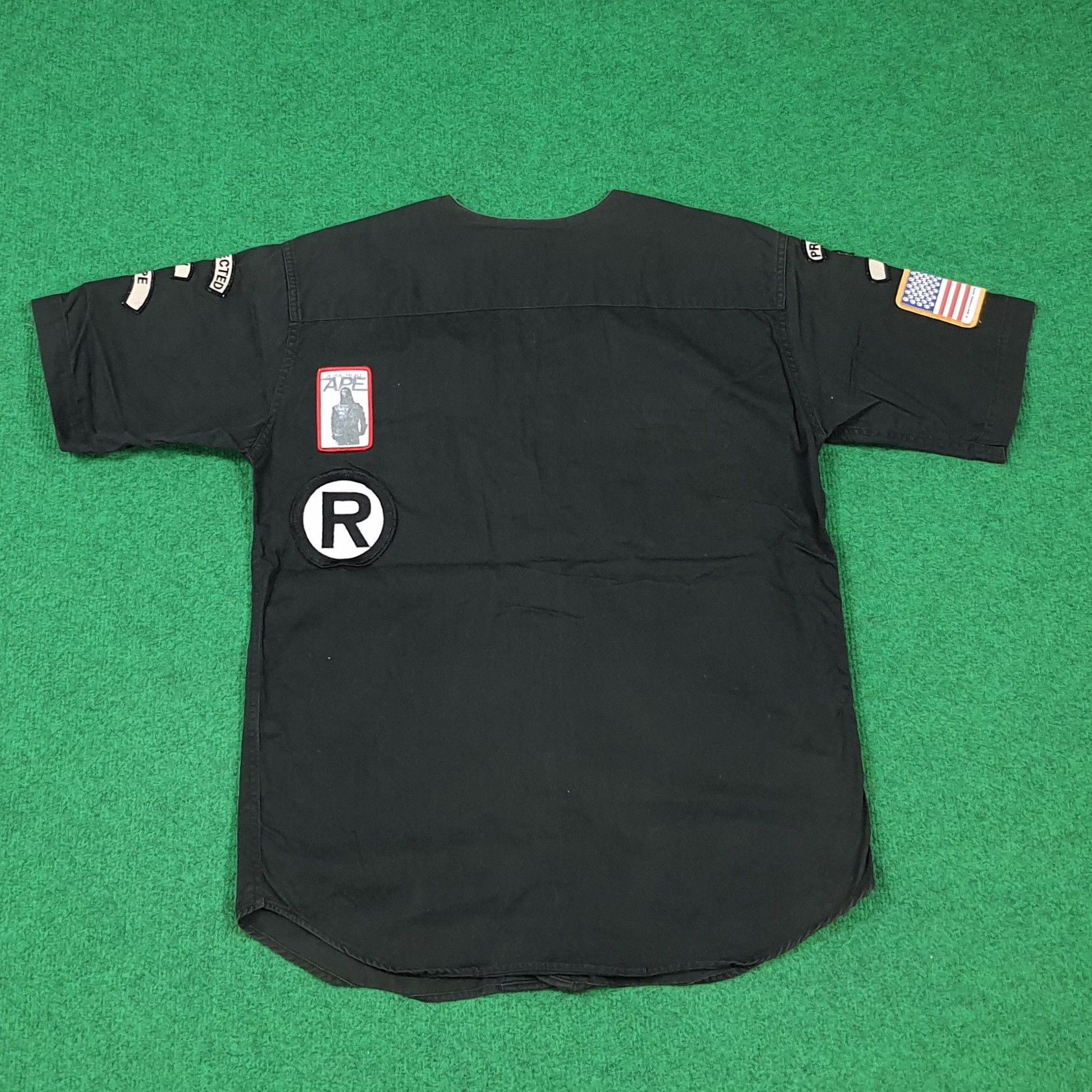 Bape Vintage BAPE Japan Baseball Button Up Shirt C285N28 Size US M / EU 48-50 / 2 - 4 Thumbnail
