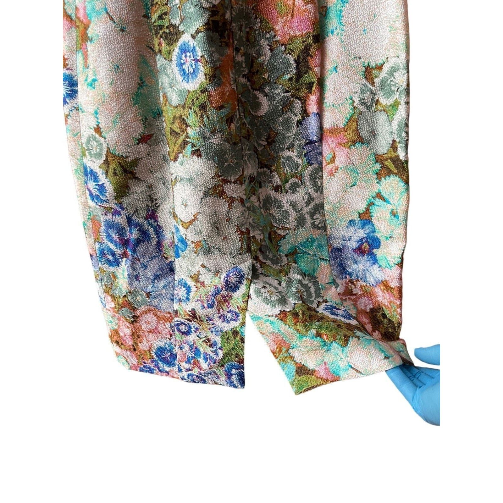 Etro ETRO Floral Print Knee-Length Dress Size 40 Size S / US 4 / IT 40 - 6 Thumbnail