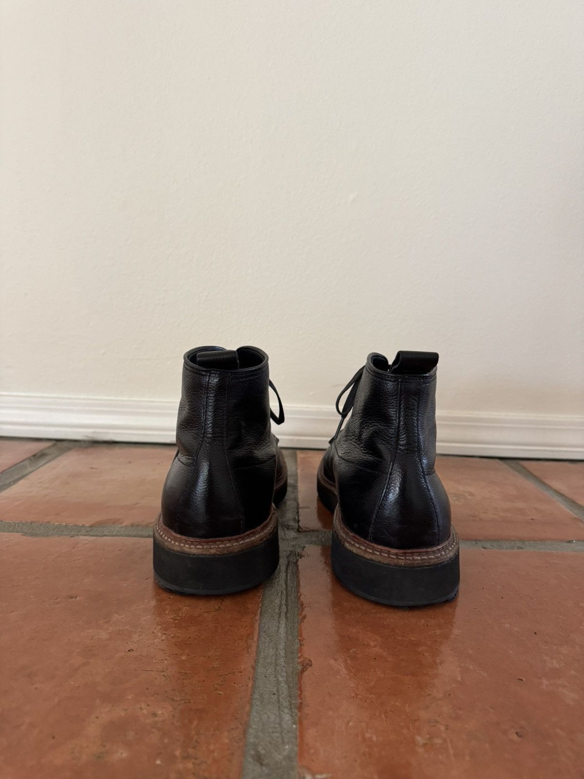 Alden Alden Plain Toe Wedge Boot D9841H Black Regina Grain Calf Size US 11 / EU 44 - 5 Thumbnail