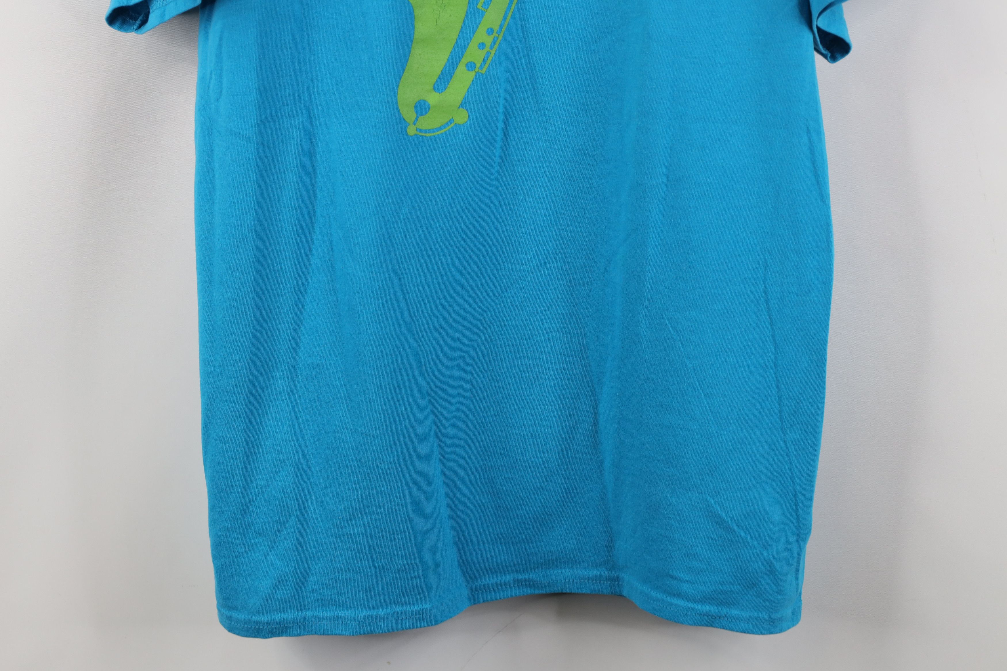 Vintage Vintage 90s Y2K Streetwear Lose Your Blues Saxophone T-Shirt Size US M / EU 48-50 / 2 - 3 Thumbnail