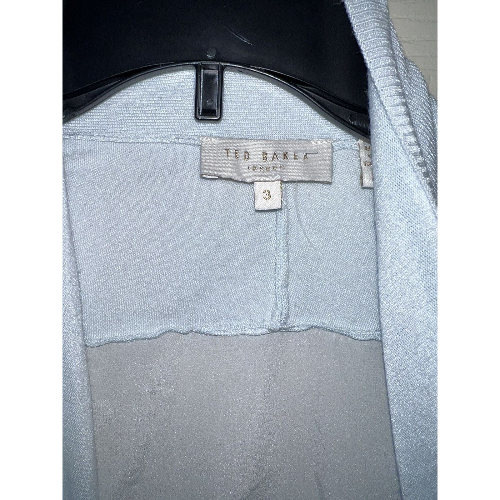 Ted Baker Ted Baker London Blue Front Cropped Cardigan Size 3 A003290 Size S / US 4 / IT 40 - 3 Thumbnail