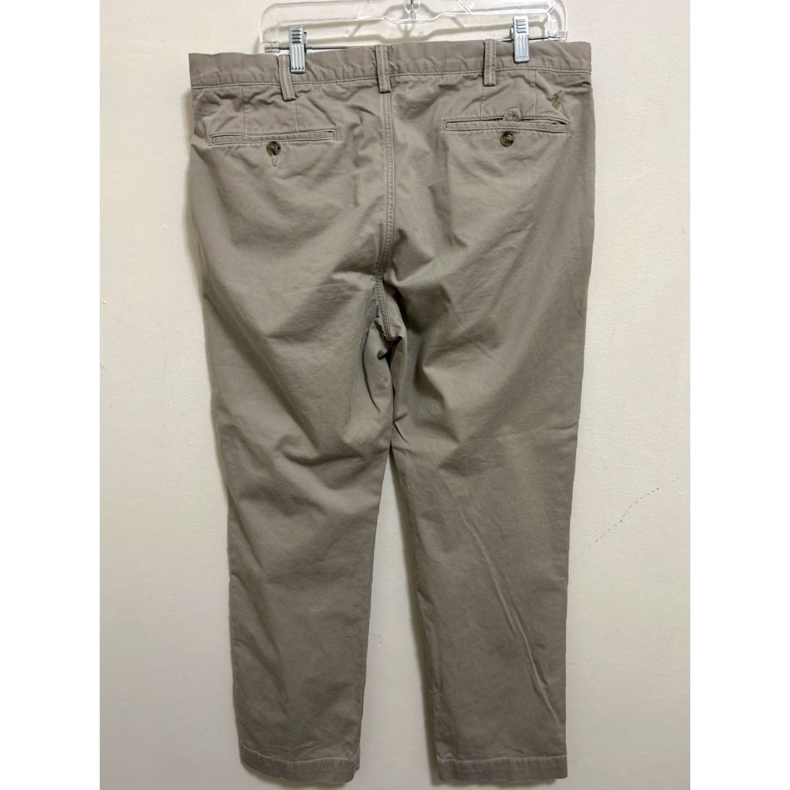 Polo Ralph Lauren Polo Ralph Lauren Chino Pants Mens 36X30 Tan Stretch Straight Fit Cotton Twill Size US M / EU 48-50 / 2 - 5 Thumbnail