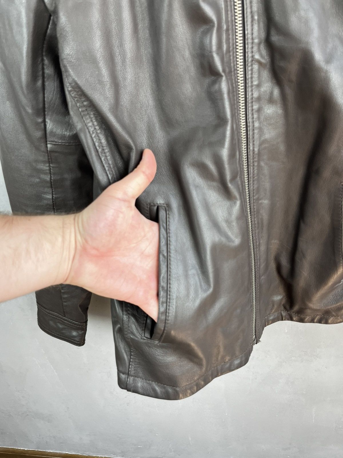 Japanese Brand × Leather × Superdry Superdry leather jacket Size US XL / EU 56 / 4 - 8 Thumbnail