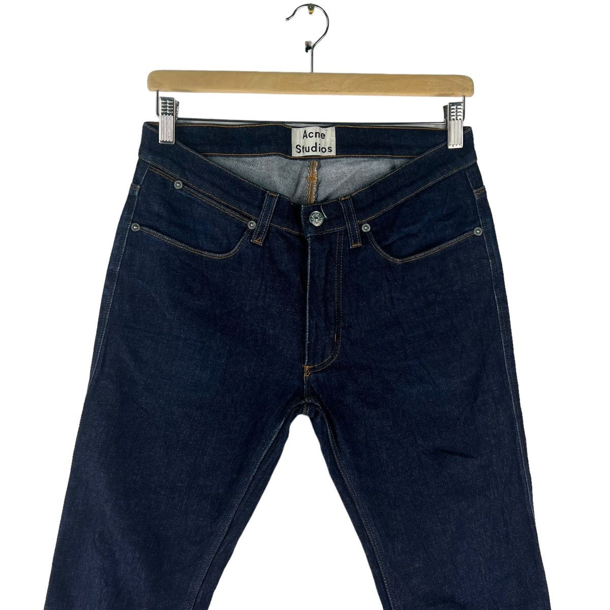 Acne Studios 🔥Rich Blue Straight Cut Denim Acne Studio Made in Italy Size US 30 / EU 46 - 2 Thumbnail