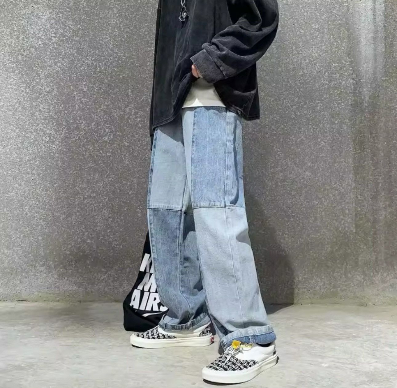 Japanese Brand × Vintage Streetwear straight loose punk style jeans Size US 32 / EU 48 - 5 Thumbnail