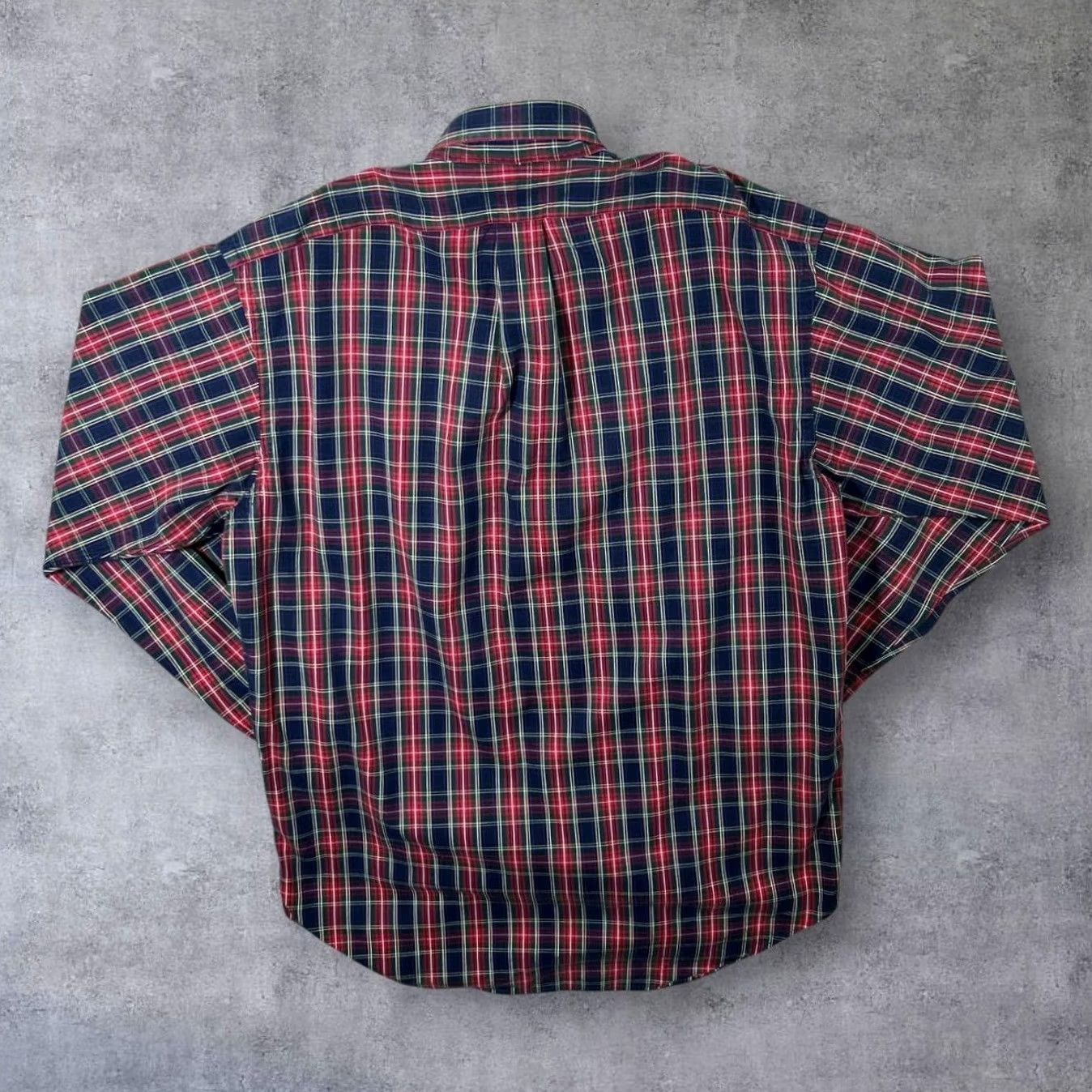 Ralph Lauren VINTAGE Ralph Lauren Blaire Tartan Check Long Sleeve Button-Down Shirt M Multicoloured Mens Regular Cotton Shirt Size US M / EU 48-50 / 2 - 2 Thumbnail
