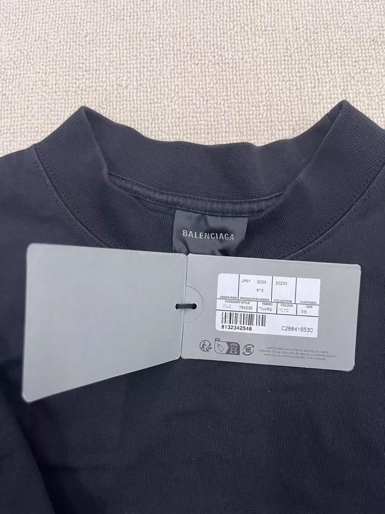Balenciaga Logo monogrammed crewneck short sleeve T-shirt