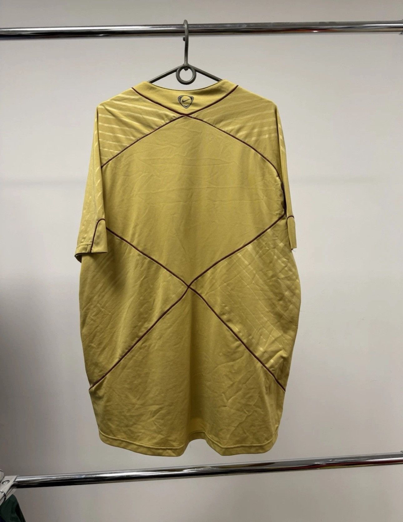 Nike × Vintage Nike Arsenal London Fly Emirates 2007/2008 Gold Jersey Size US XL / EU 56 / 4 - 5 Thumbnail