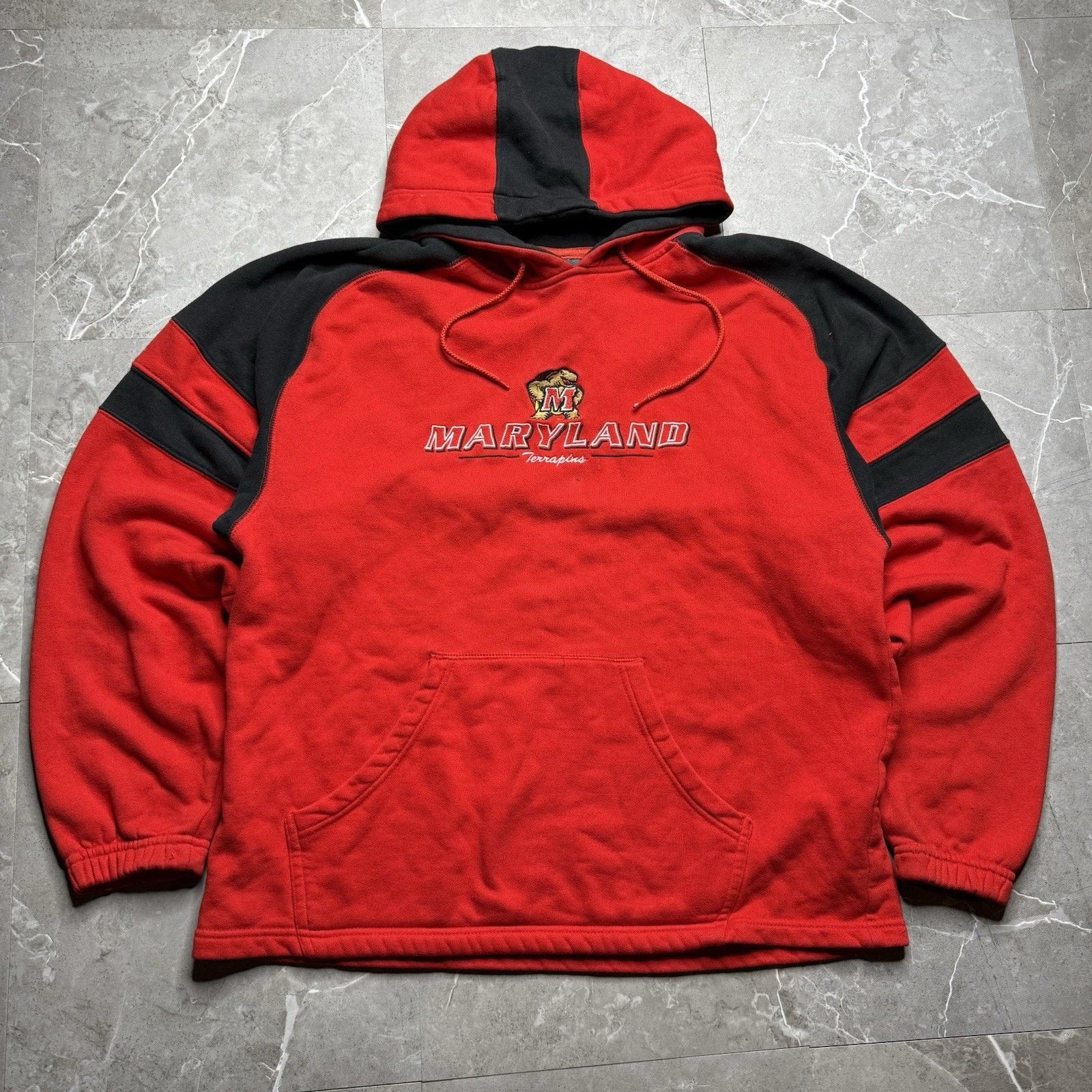 NCAA Vintage 2000s Maryland Terrapins Center Logo Hoodie Medium Size US M / EU 48-50 / 2 - 2 Thumbnail