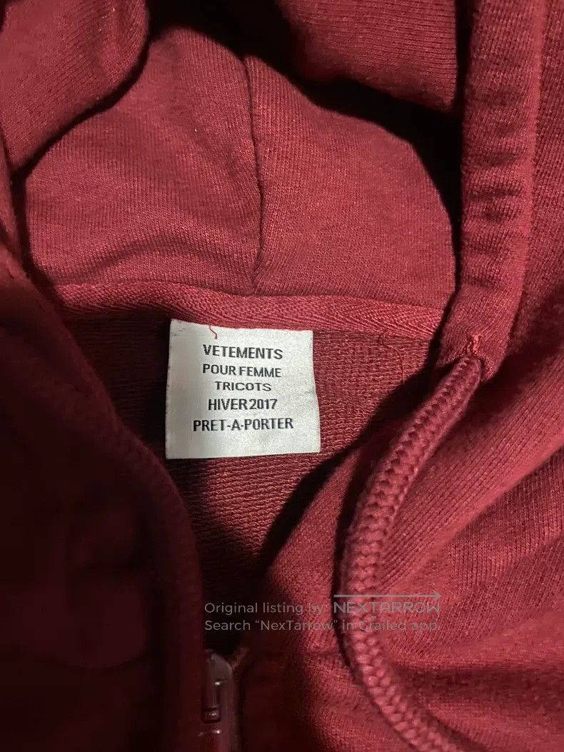 Vetements Vetements Women's Zip-up Hoodie Size S / US 4 / IT 40 - 4 Thumbnail