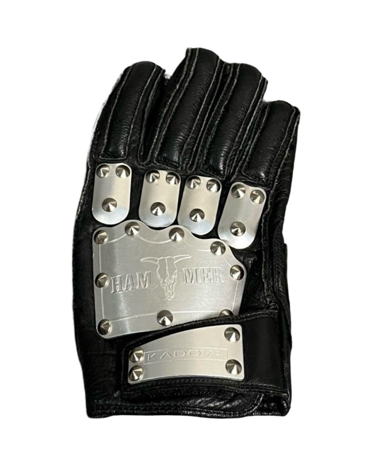 Kadoya Kadoya Plated Hammer Biker Gloves Size ONE SIZE - 6 Thumbnail