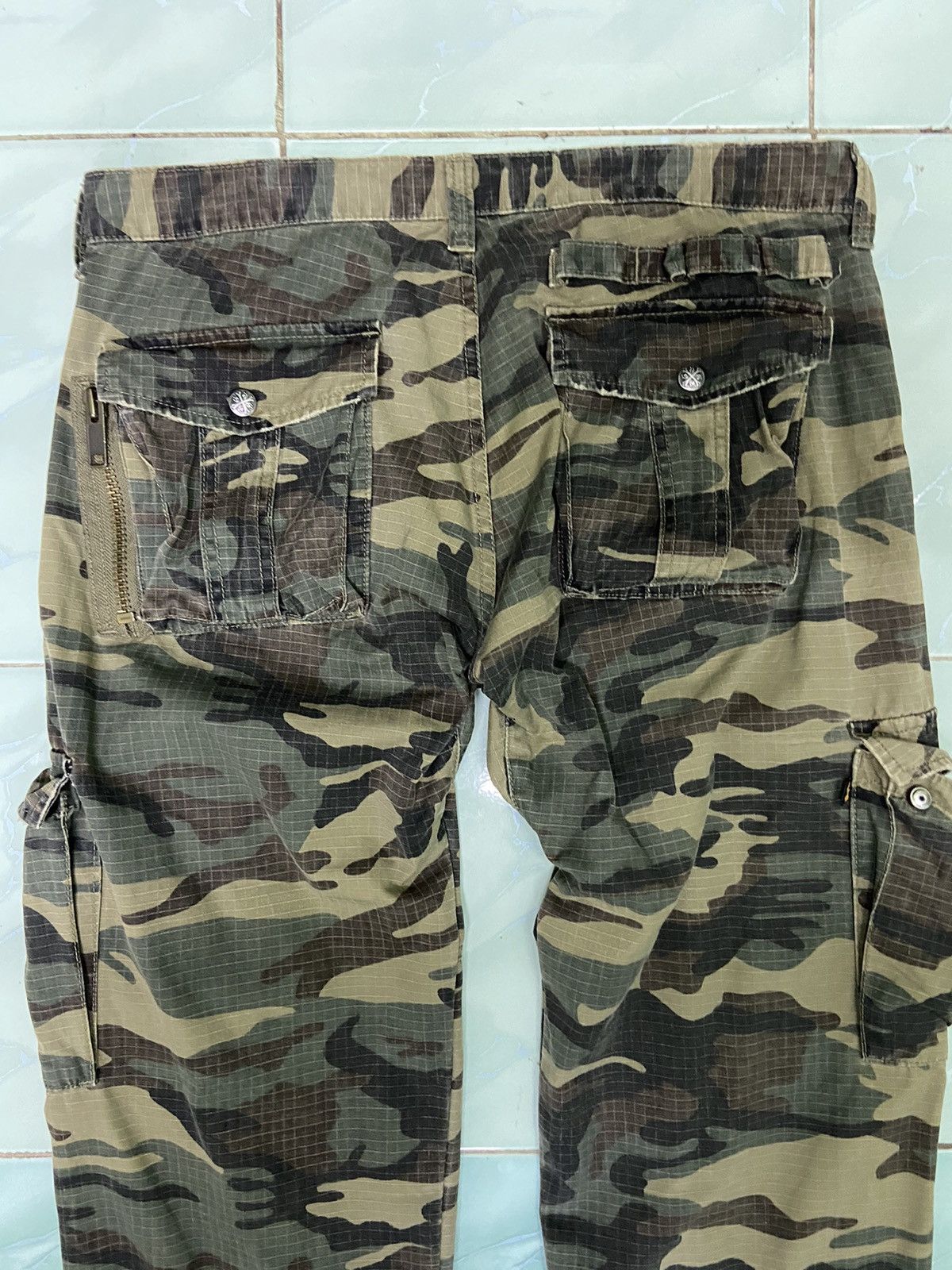 Alpha Industries Alpha industries cargo pants camouflage distressed Size US 34 / EU 50 - 7 Thumbnail