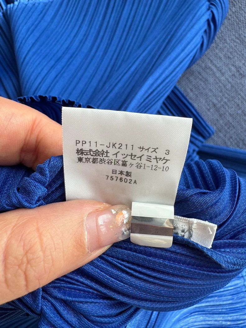 Issey Miyake Issey Miyake size:3 Blue pleated trousers Size 32" / US 10 / IT 46 - 3 Thumbnail