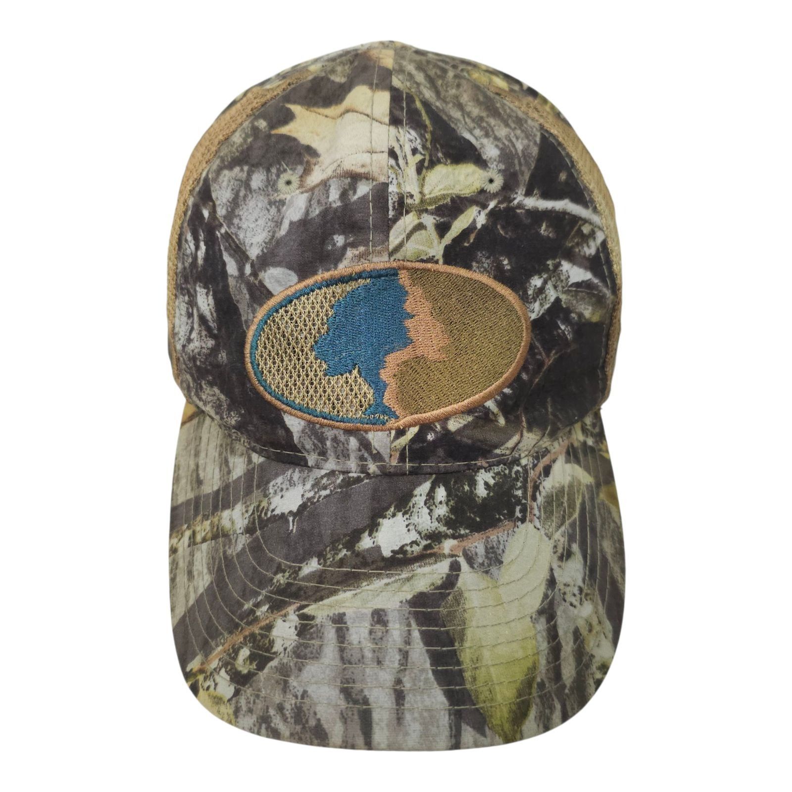 Signatures Mossy Oak Mesh Strapback Cap Hat Embroidered Logo Patch Size ONE SIZE - 14 Thumbnail