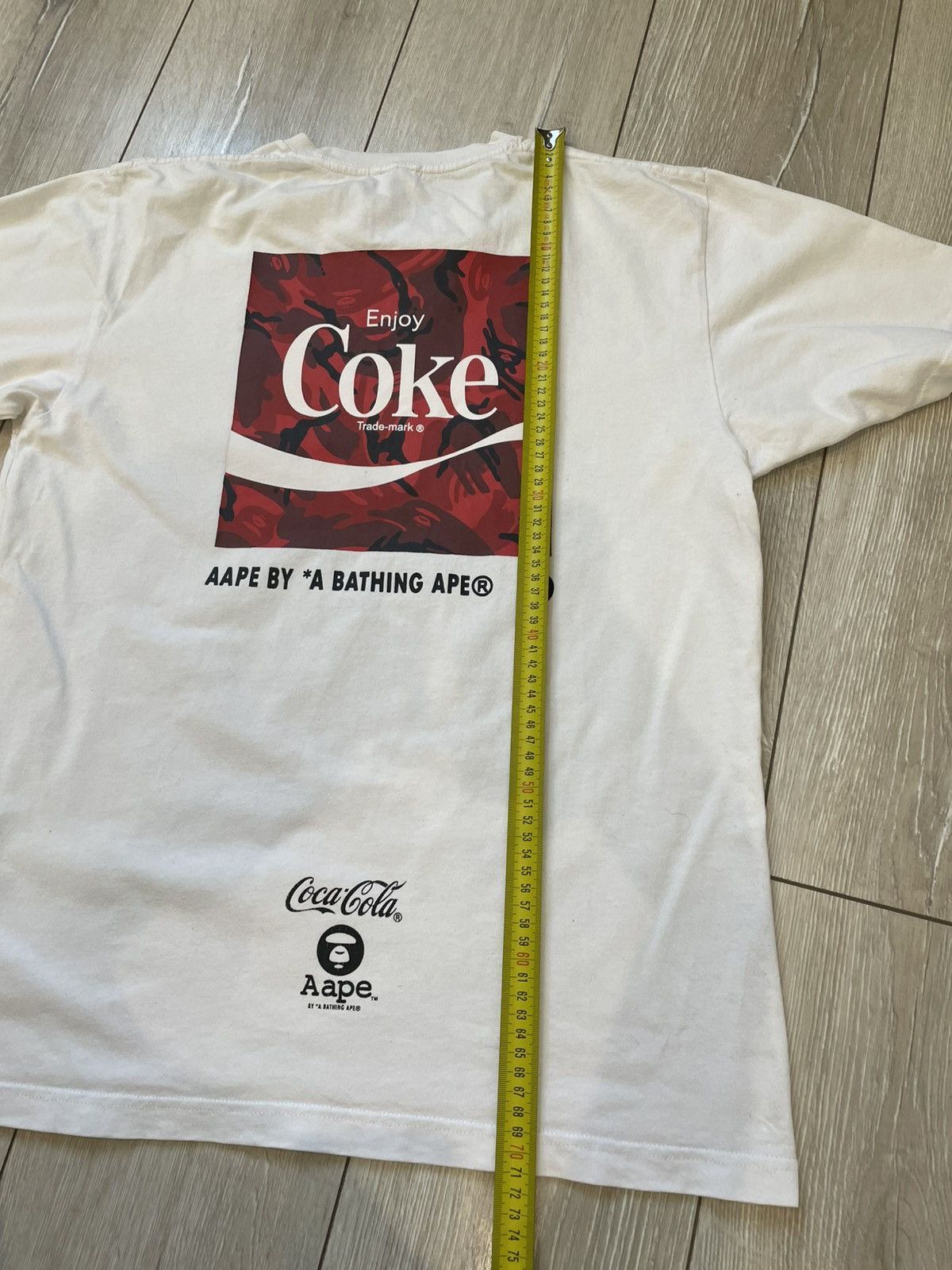 Bape × Coca Cola Aape by A Bathing Ape T-shirt size L Coca-Cola collaboration Size US L / EU 52-54 / 3 - 17 Thumbnail