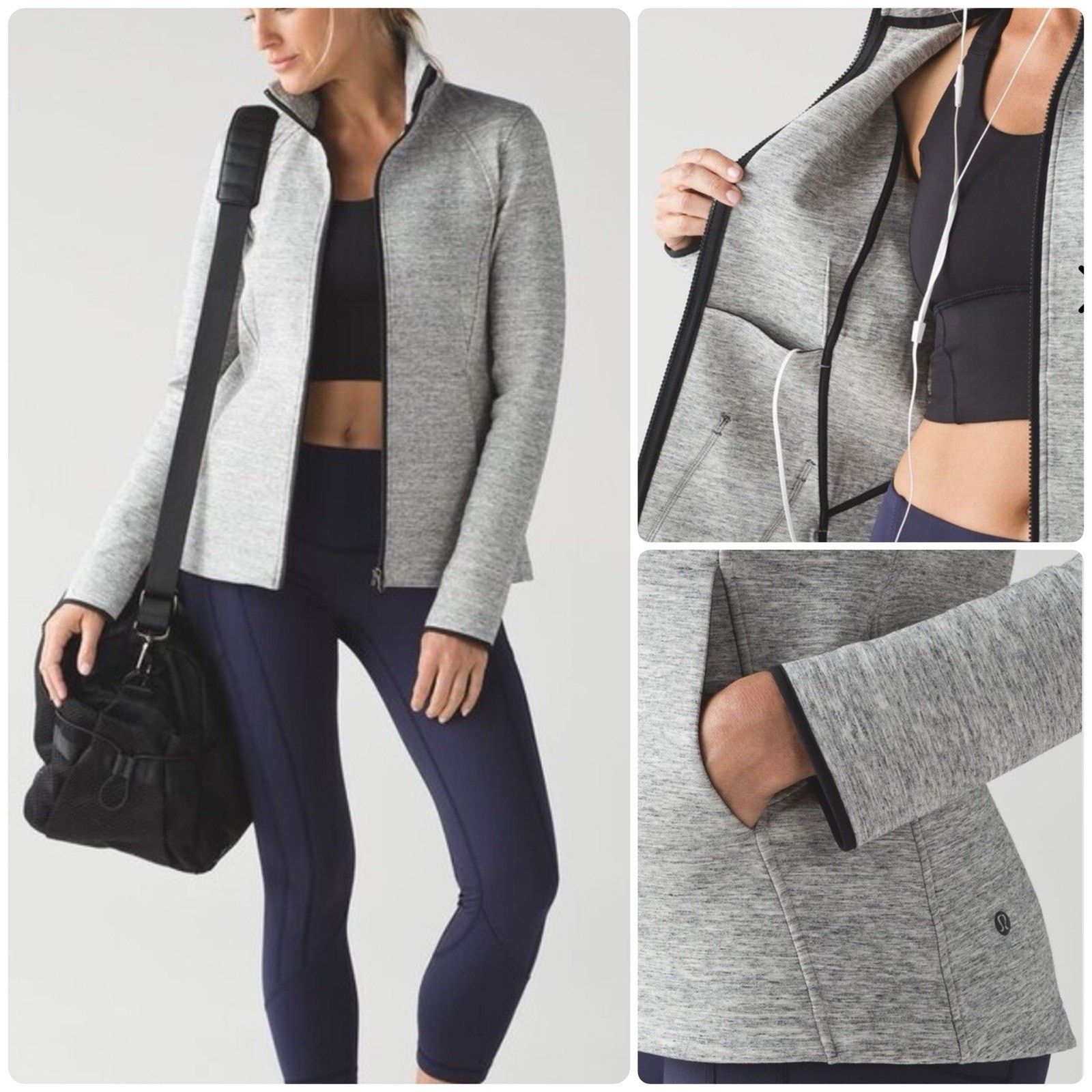 Lululemon LULULEMON Insculpt Jacket Heathered Space Dye Align Leggings Size S / US 4 / IT 40 - 2 Thumbnail