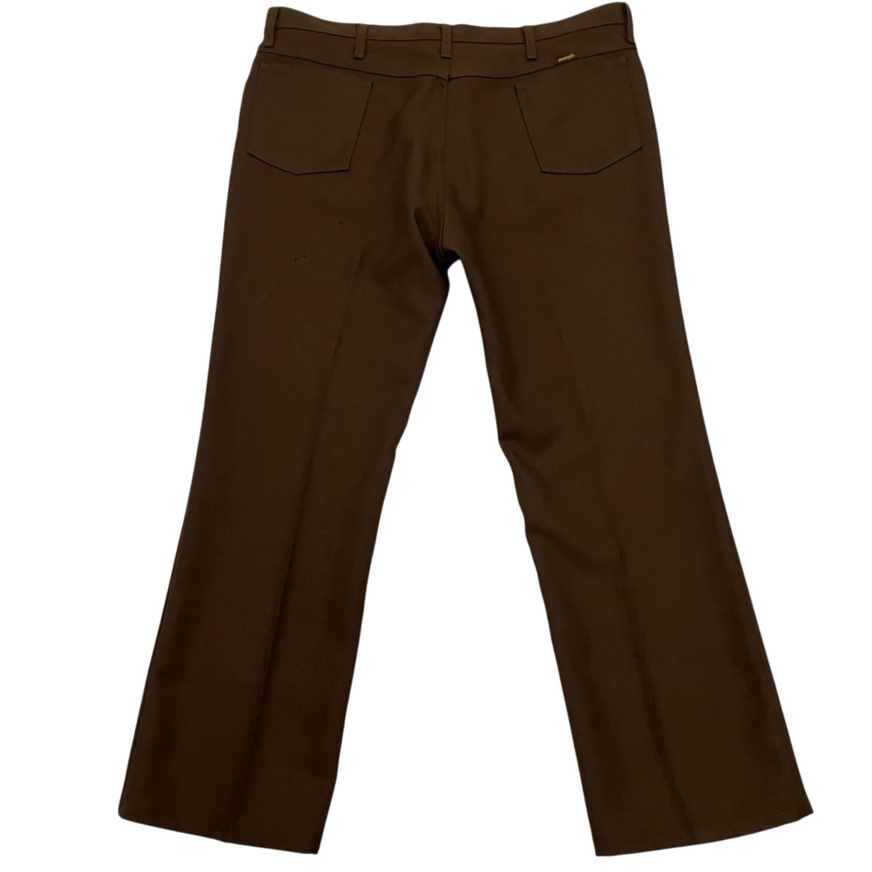Wrangler Vintage Wrangler Trousers 40W 30L Brown Straight Leg 82BN Smart Casual Mens Size US 40 / EU 56 - 6 Thumbnail