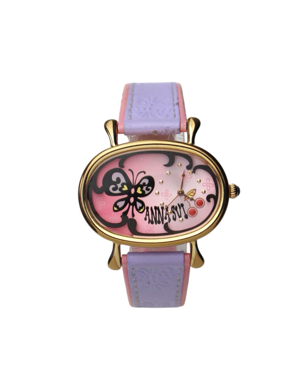 Vintage 2000S ANNA SUI BUTTERFLY OVAL DIAL WATCH Size ONE SIZE - 1 Thumbnail