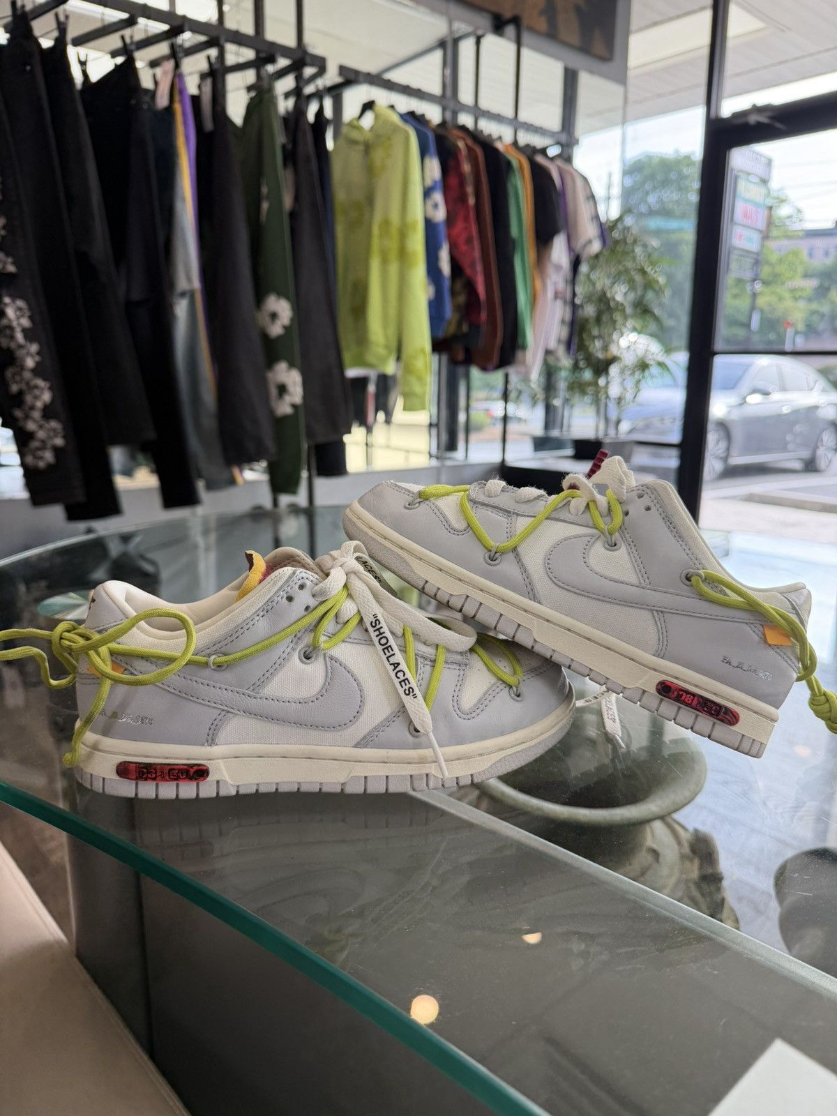Nike Dunk Low Off White Lot 8 size 4 Size US 5.5 / IT 35.5 - 1 Thumbnail