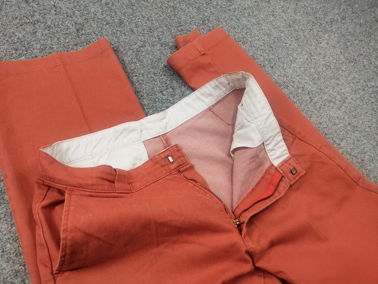 Carhartt Vintage 90's Carhartt Master Trouser Pants Canvas orange Size US 30 / EU 46 - 12 Thumbnail