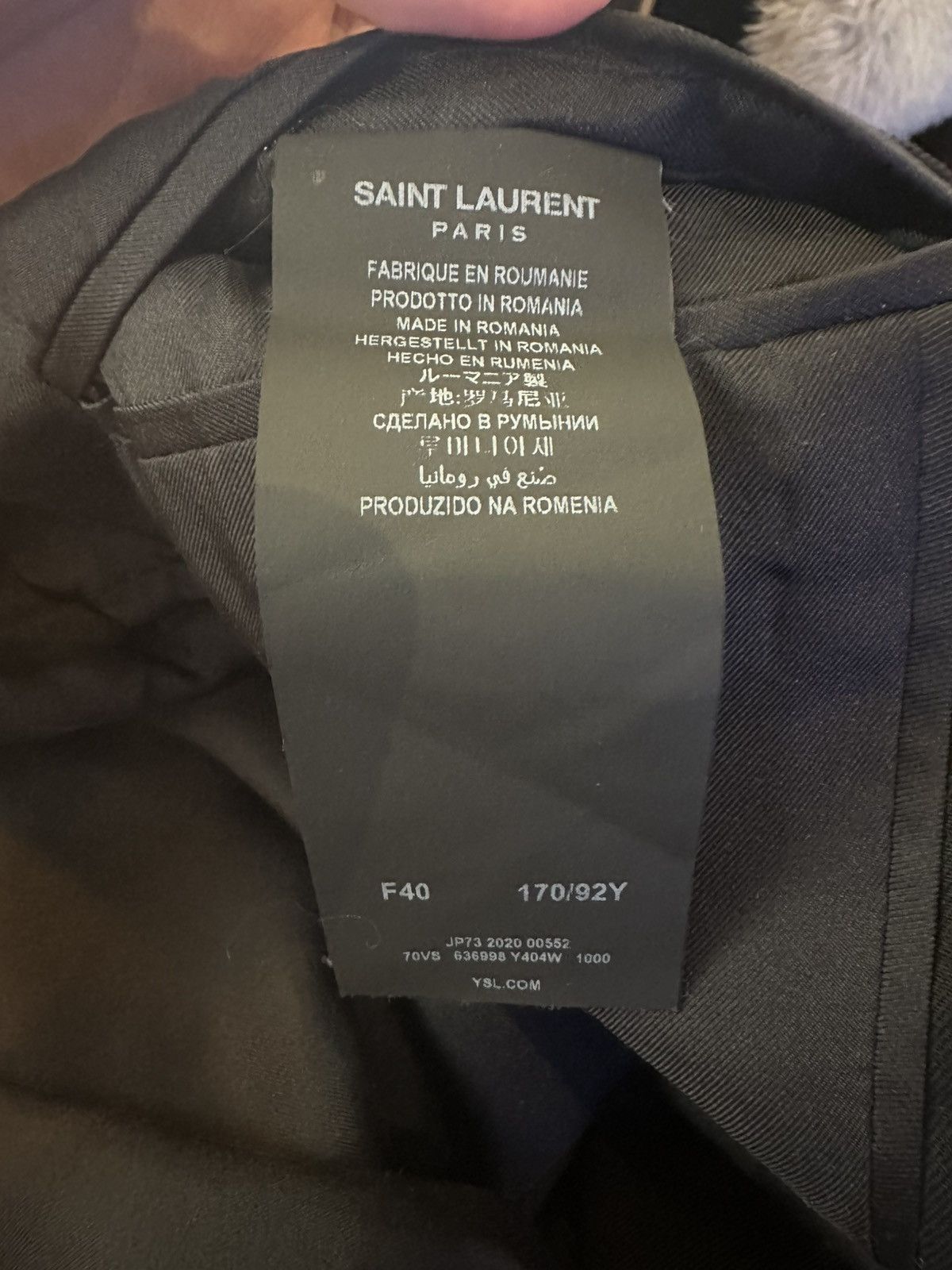 Saint Laurent Paris Saint Laurent Paris Blazer Size S / US 4 / IT 40 - 8 Thumbnail