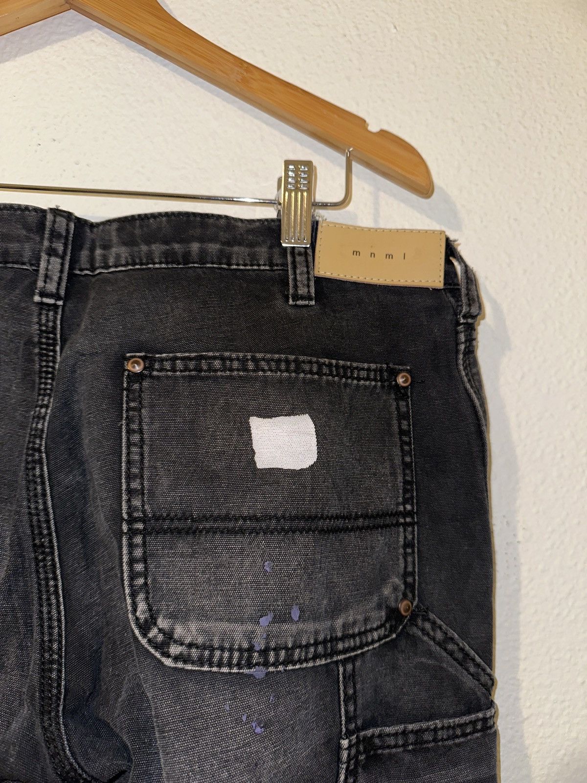 MNML Mnml Double Knee Carpenter Jeans Size US 30 / EU 46 - 4 Thumbnail