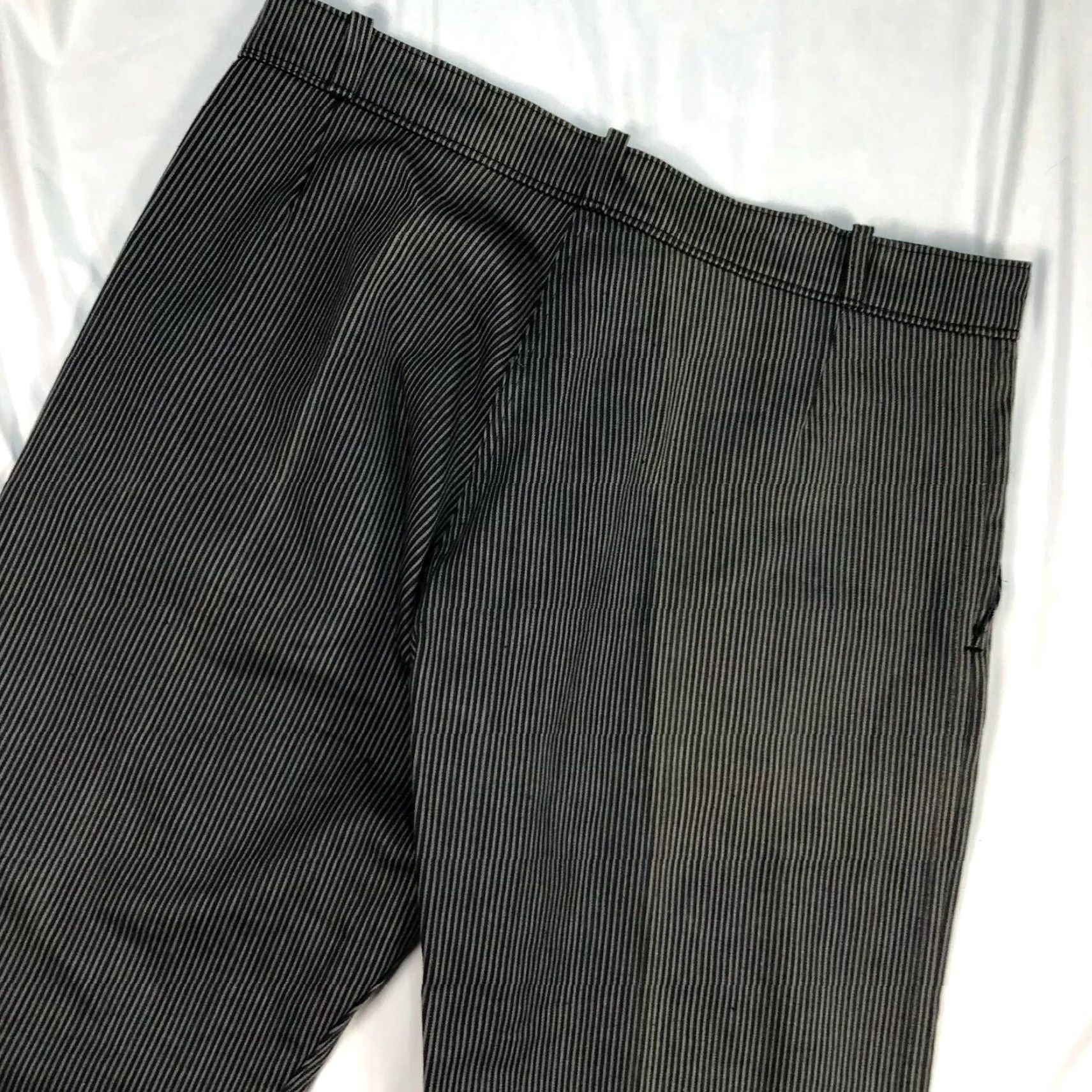 Vintage VINTAGE 1940s Le Francais Pinstripe Work Trousers Deadstock France Trousers 40x32 Mens Size ONE SIZE - 6 Thumbnail
