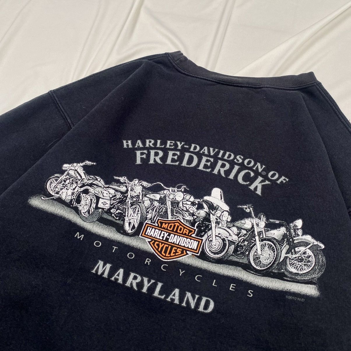Harley Davidson Vintage 2010 Harley Davidson Maryland Crewneck Size US L / EU 52-54 / 3 - 2 Thumbnail
