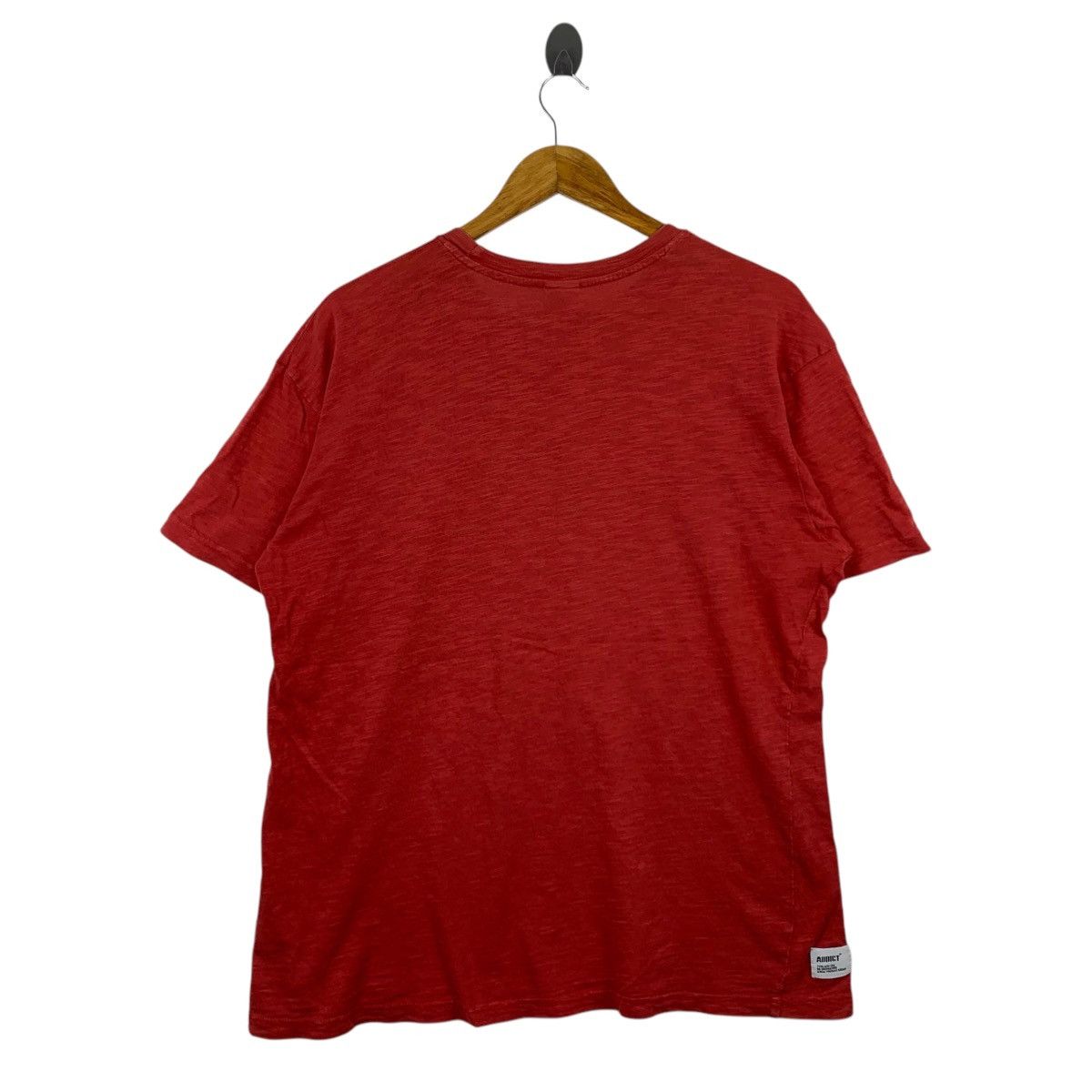ADDICT ADDICT CO Streetwear Skateboard Brand Print Red Short Shirt Size US L / EU 52-54 / 3 - 6 Thumbnail