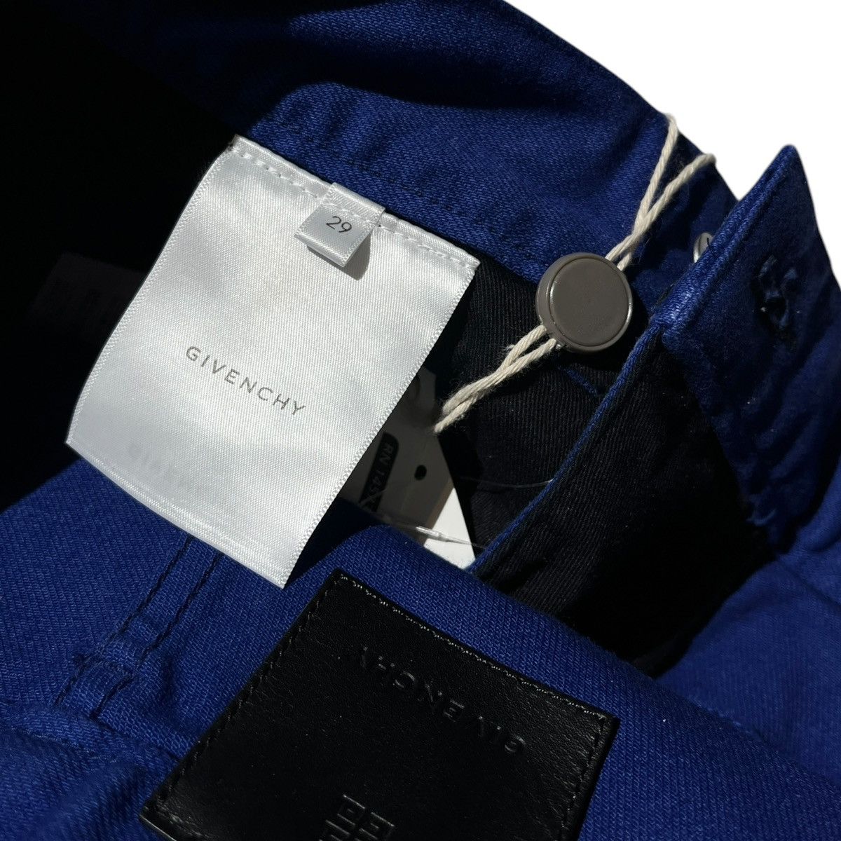 Givenchy Crackled thigh zip denim Size US 29 - 4 Thumbnail