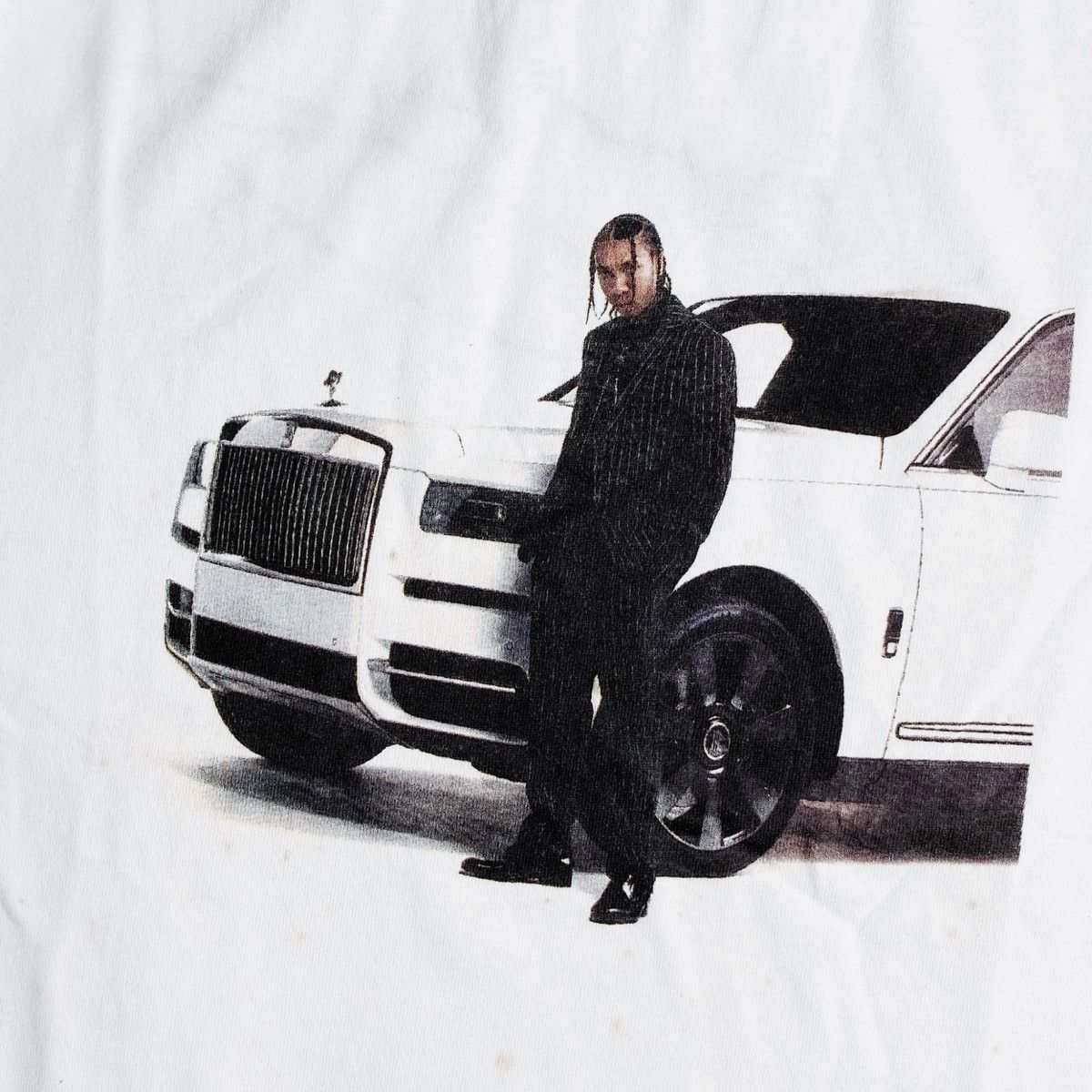 Band Tees Tyga - White Shirt Size US XL / EU 56 / 4 - 2 Thumbnail