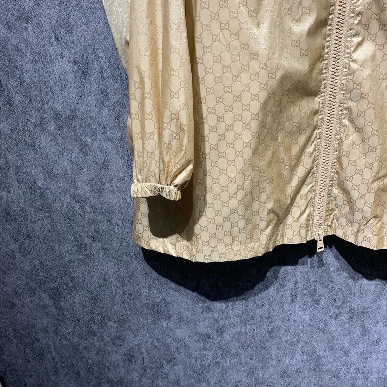 Gucci Gucci Khaki full print logo charge jacket 2501-Nextarrow Size US XXS / EU 40 - 8 Thumbnail