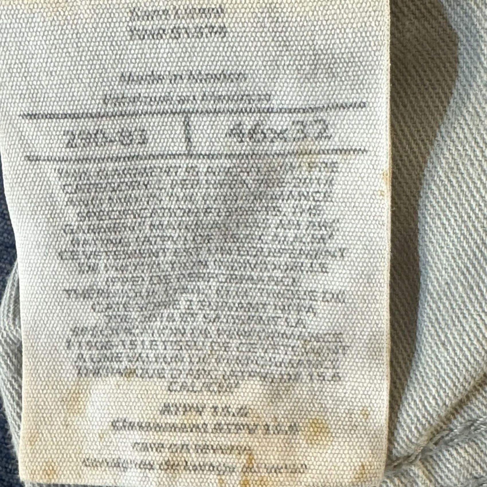 Carhartt VINTAGE Carhartt FR Jeans Mens 46x32 Blue Flame Resistant Carpenter Workwear FR Jeans Size US 30 / EU 46 - 7 Thumbnail