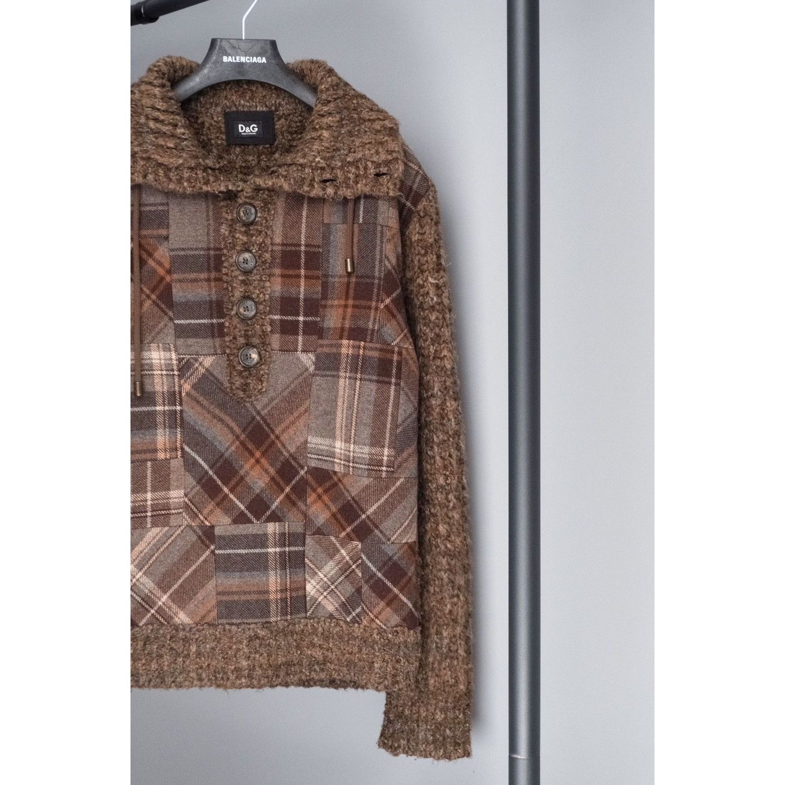 Dolce & Gabbana Dolce gabbana 90s knitted wool button turtleneck sweater Size US M / EU 48-50 / 2 - 3 Thumbnail